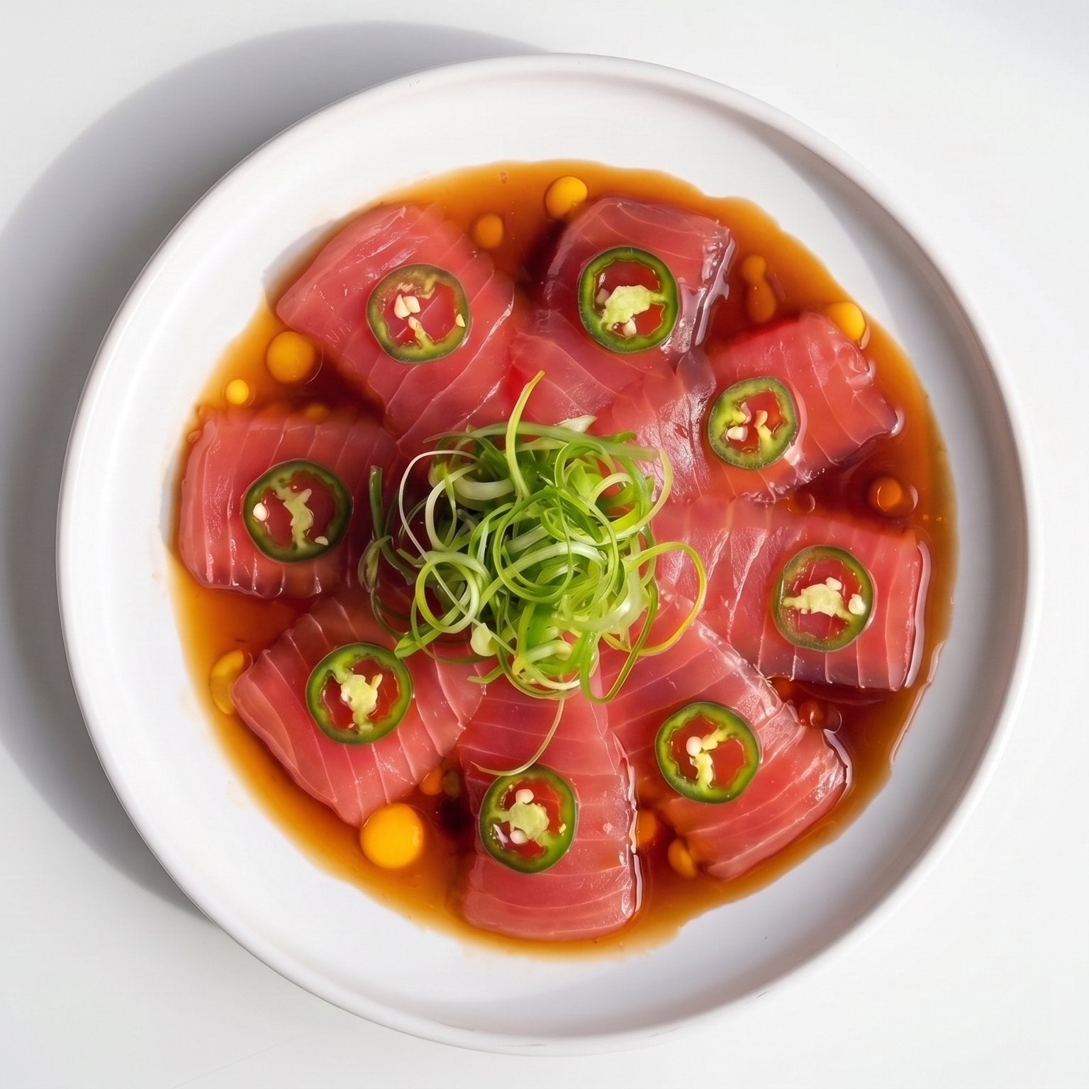 Tuna Sashimi with Jalapeño Ponzu